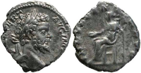 Septimius Severus 193-211AD denarius Indulgentia - Scarce